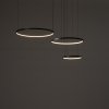 Nowoczesna czarna lampa wisząca LED potrójny okrąg CIRCOLO 11648 Nowodvorski Lighting